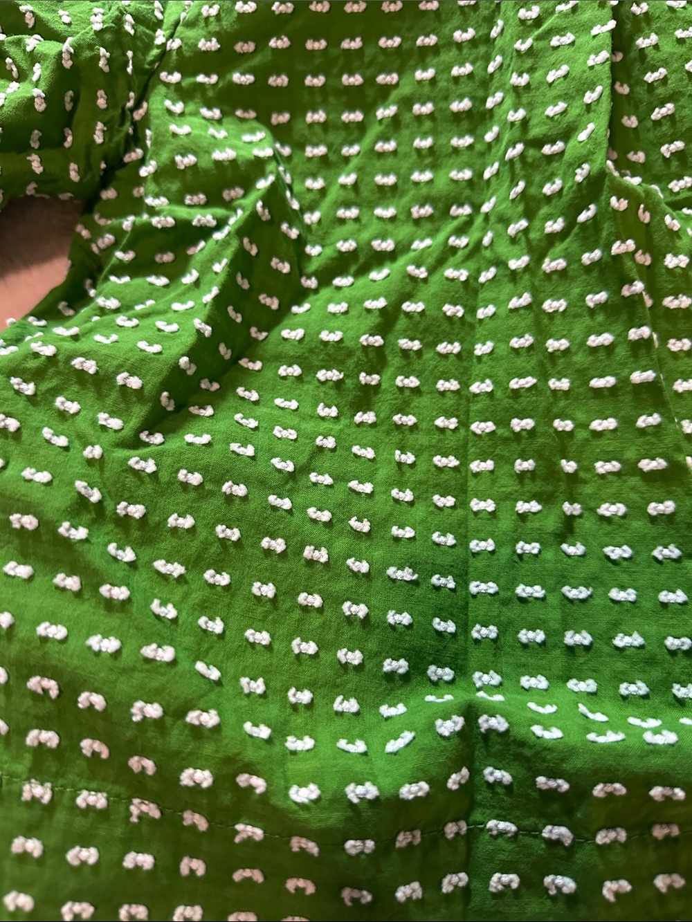 Kate Spade Green Women’s Tie-Neck Blouse XS - Picture 5 of 7